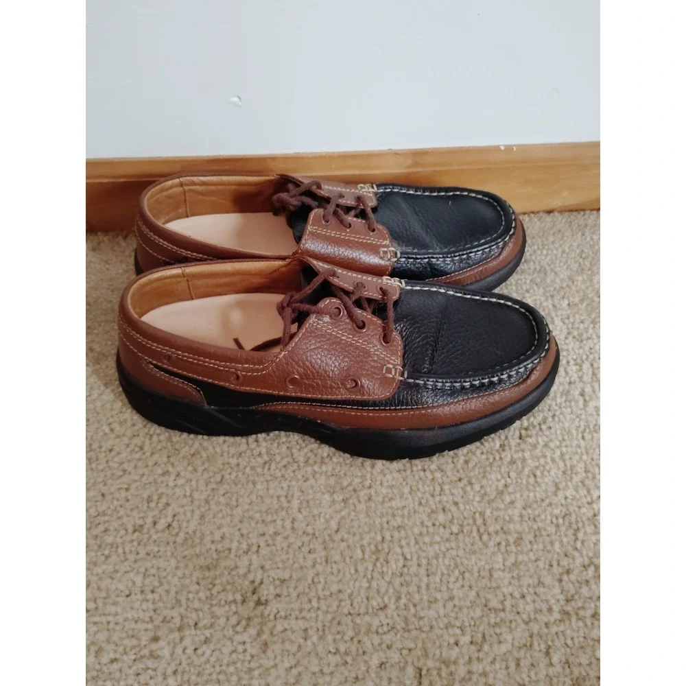 Dr. Comfort Patrick 8520 Men 9 Leather Comfort Diabetic Therapeutic Boat Shoes